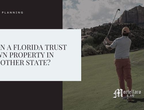 Can a Florida trust own property in another state?